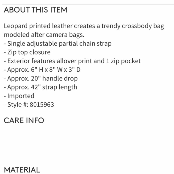 authentic cheetah print burberry camera bag - Picture 5 of 5